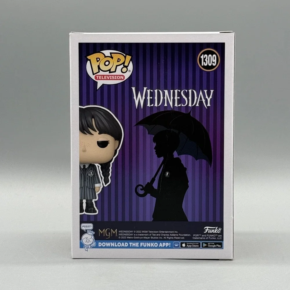 Funko Pop! Television #1309 Wednesday Addams Jenna Ortega Brand New w/ Protector